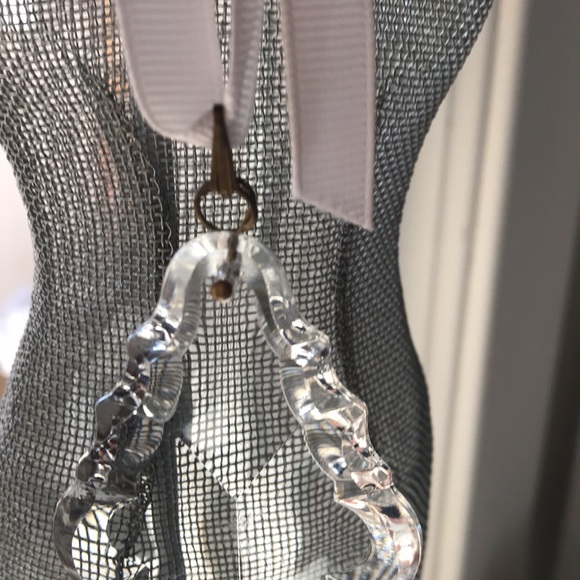 🪴🎍Antique French Flat Back Crystal 🎍🪴 - Picture 2 of 8